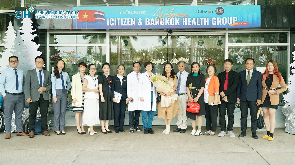 Bệnh viện Quốc tế City đón tiếp Tập đoàn y tế BHC (Băng Cốc Thái Lan), iCitizen đến thăm và làm việc